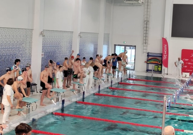 Zawodnicy podczas startu w Licealiadzie.